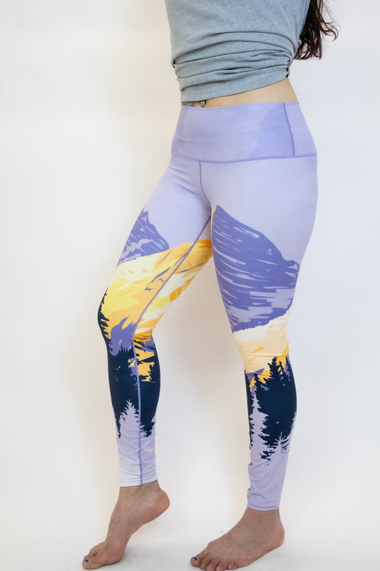 Painted Peaks Yoga Pants