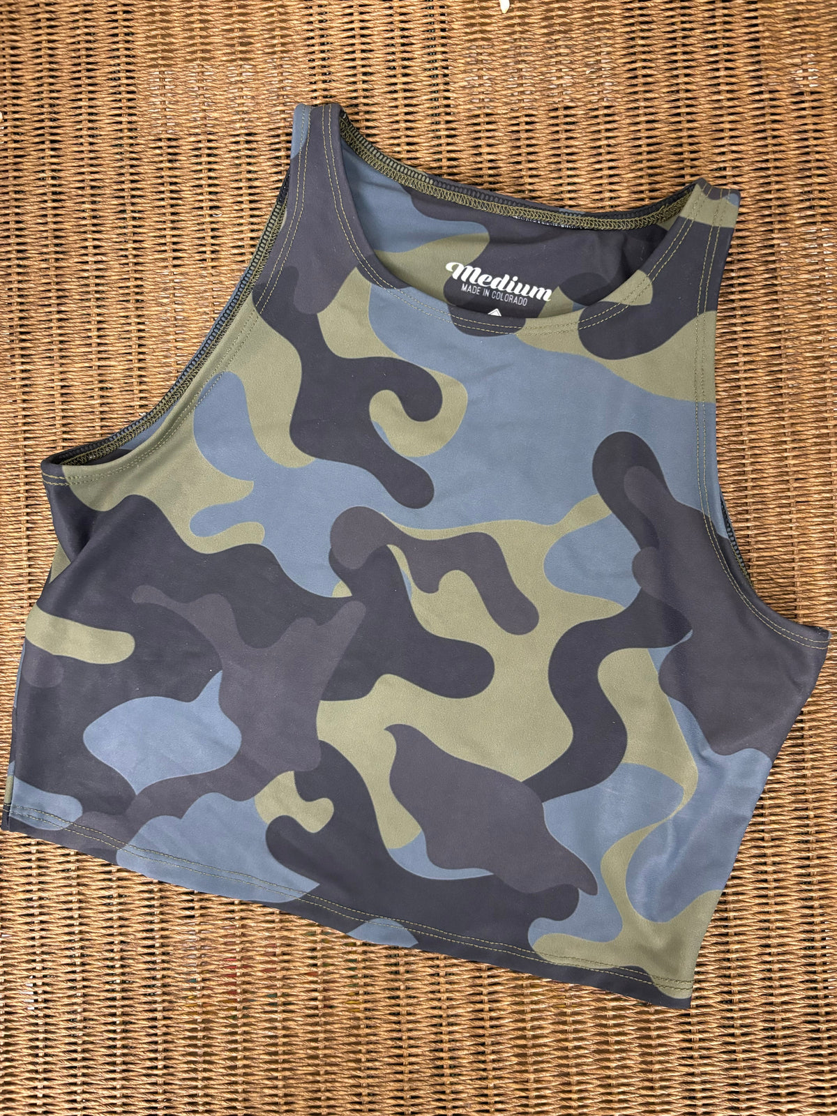 Moss Camo Crop Top *FINAL SALE*
