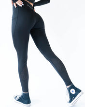 Load image into Gallery viewer, Iron Pulse Lifestyle Pocket Black Yoga Pant *FINAL SALE*