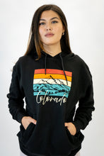 Load image into Gallery viewer, Colorful Colorado Black Hoodie
