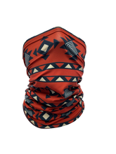 Load image into Gallery viewer, Red Aztec Neck Gaiter *FINAL SALE*