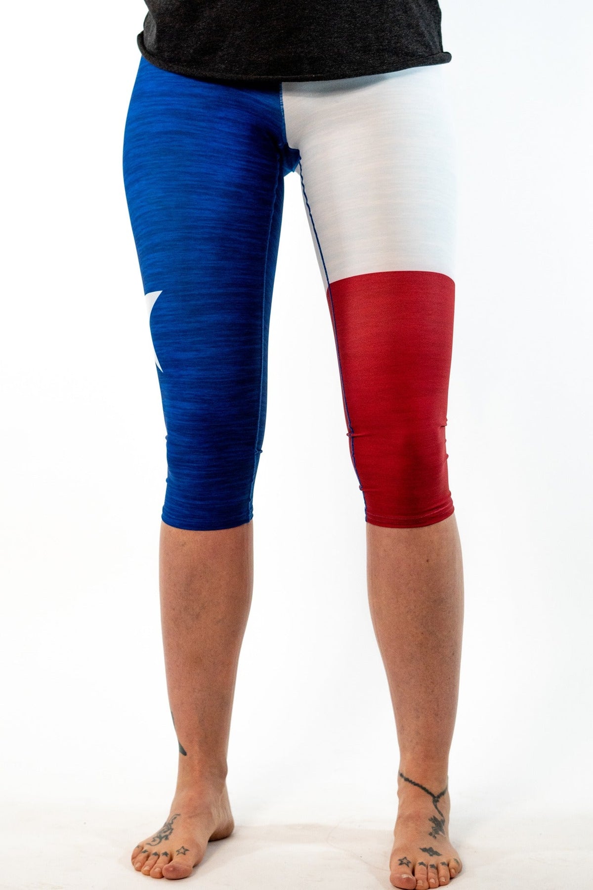 Texas State Pride Flag Capris *FINAL SALE*
