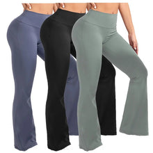 Load image into Gallery viewer, Ebony Flare Yoga Pants *FINAL SALE*
