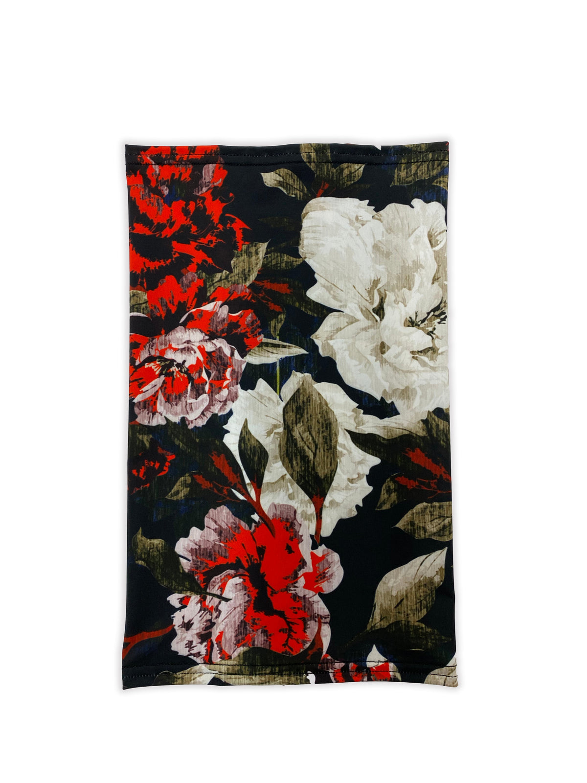 Black Floral Neck Gaiter *FINAL SALE*