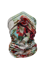 Load image into Gallery viewer, Teal Floral Neck Gaiter *FINAL SALE*