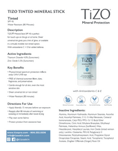 Load image into Gallery viewer, Mineral Stick Tinted SPF 45