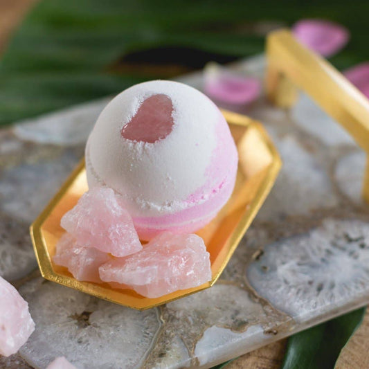 Rose Quartz Bath Bomb *VEGAN*