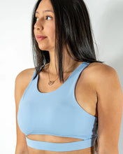 Load image into Gallery viewer, Iron Pulse Stratos Double Strap Bra (Blue) *FINAL SALE*
