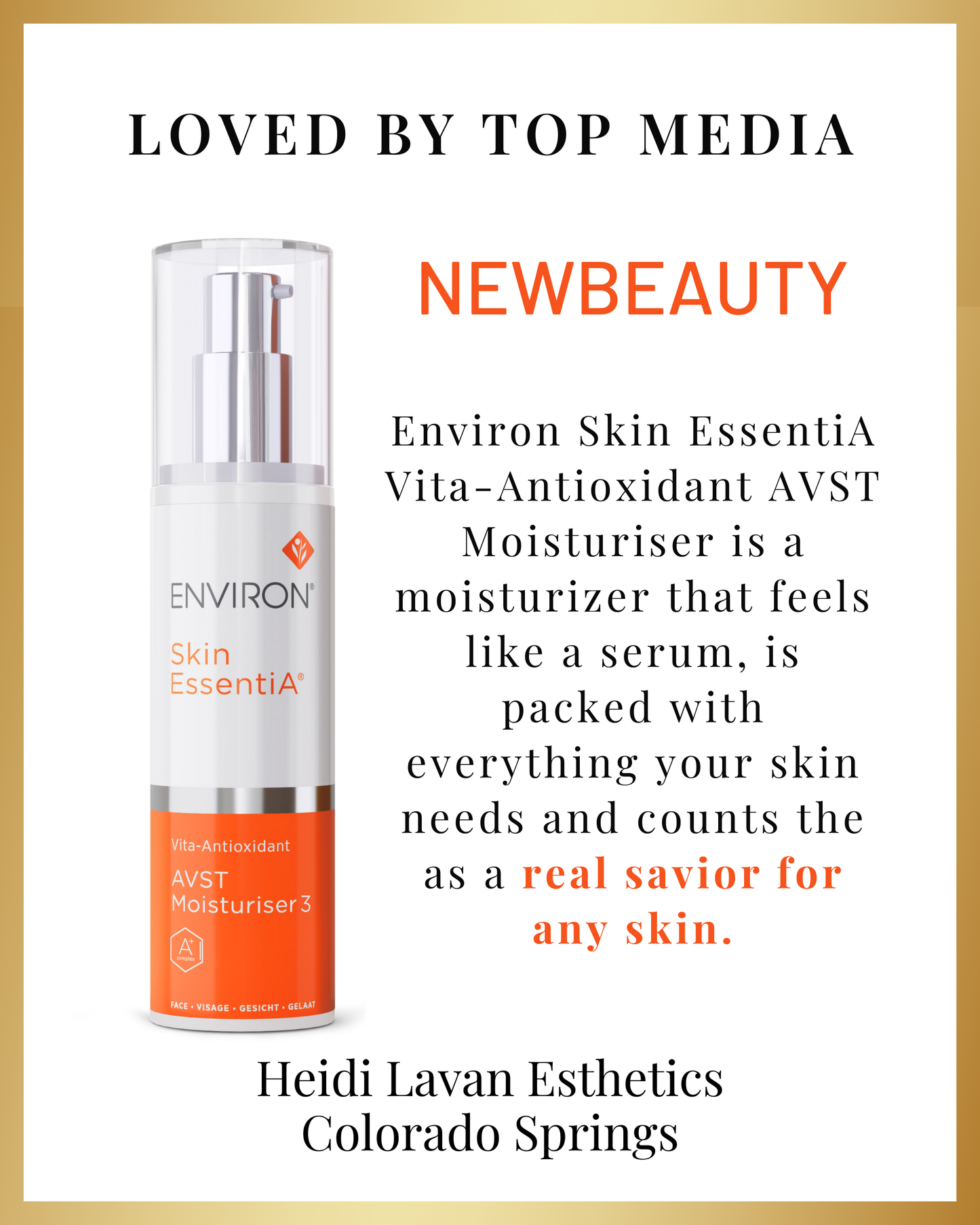 Vita-Antioxidant AVST Moisturiser 1