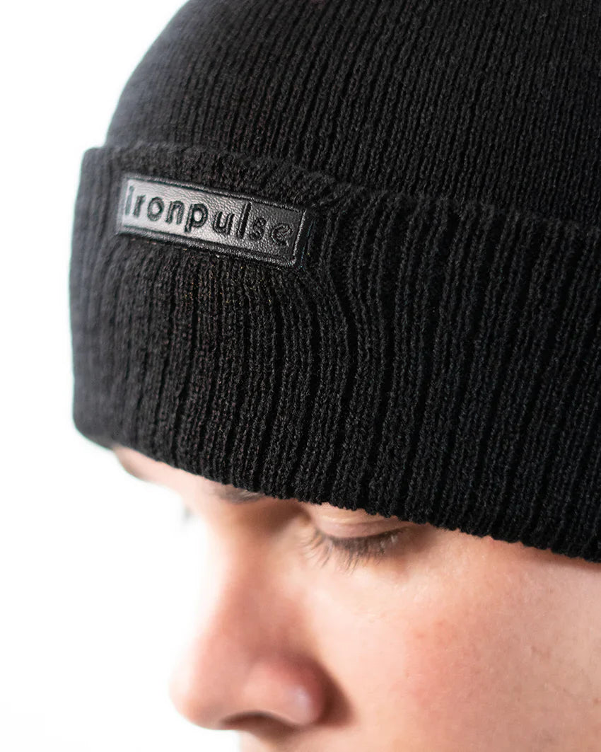 Iron Pulse Midnight Beanie