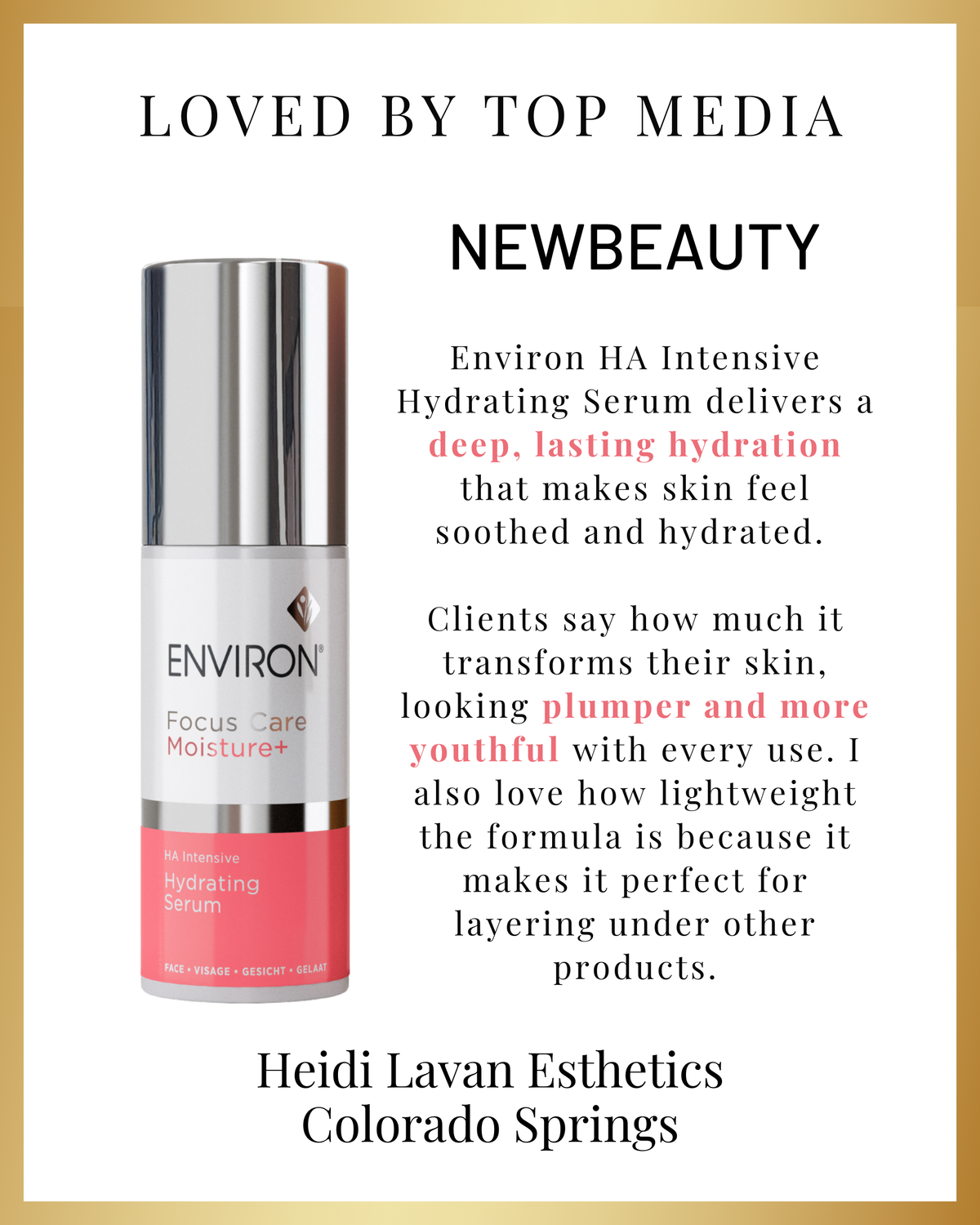 HA Intensive Hydrating Serum