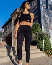 Load image into Gallery viewer, Iron Pulse Stratos Double Strap Bra (Black) *FINAL SALE*
