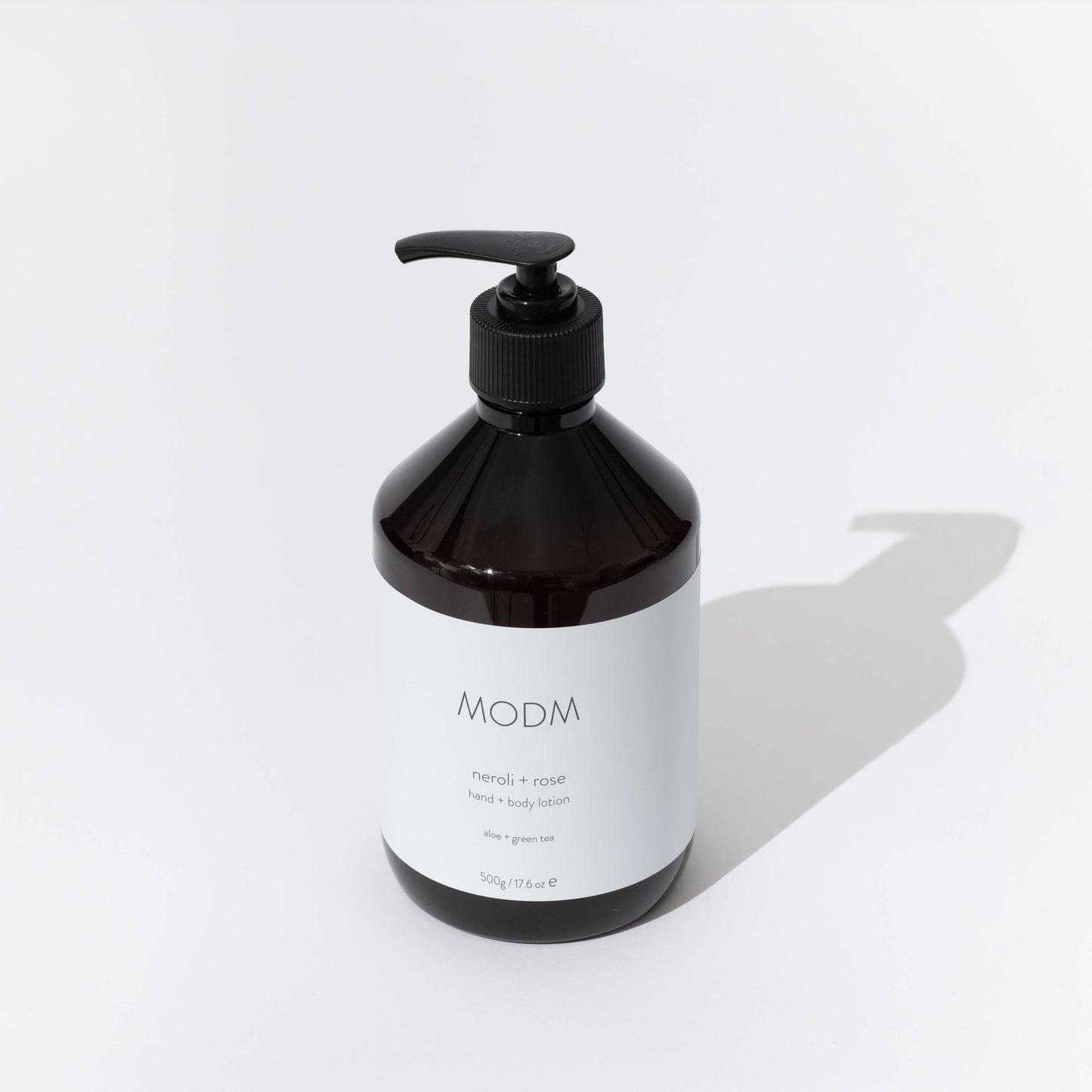 MODM Hand + Body Lotion w/ Aloe + Green Tea - Neroli + Rose (500 ml)