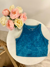 Load image into Gallery viewer, Ocean Marble Crop Top *FINAL SALE*
