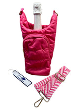 Load image into Gallery viewer, Quilted Quench Puffy Bottle Tote - PINK
