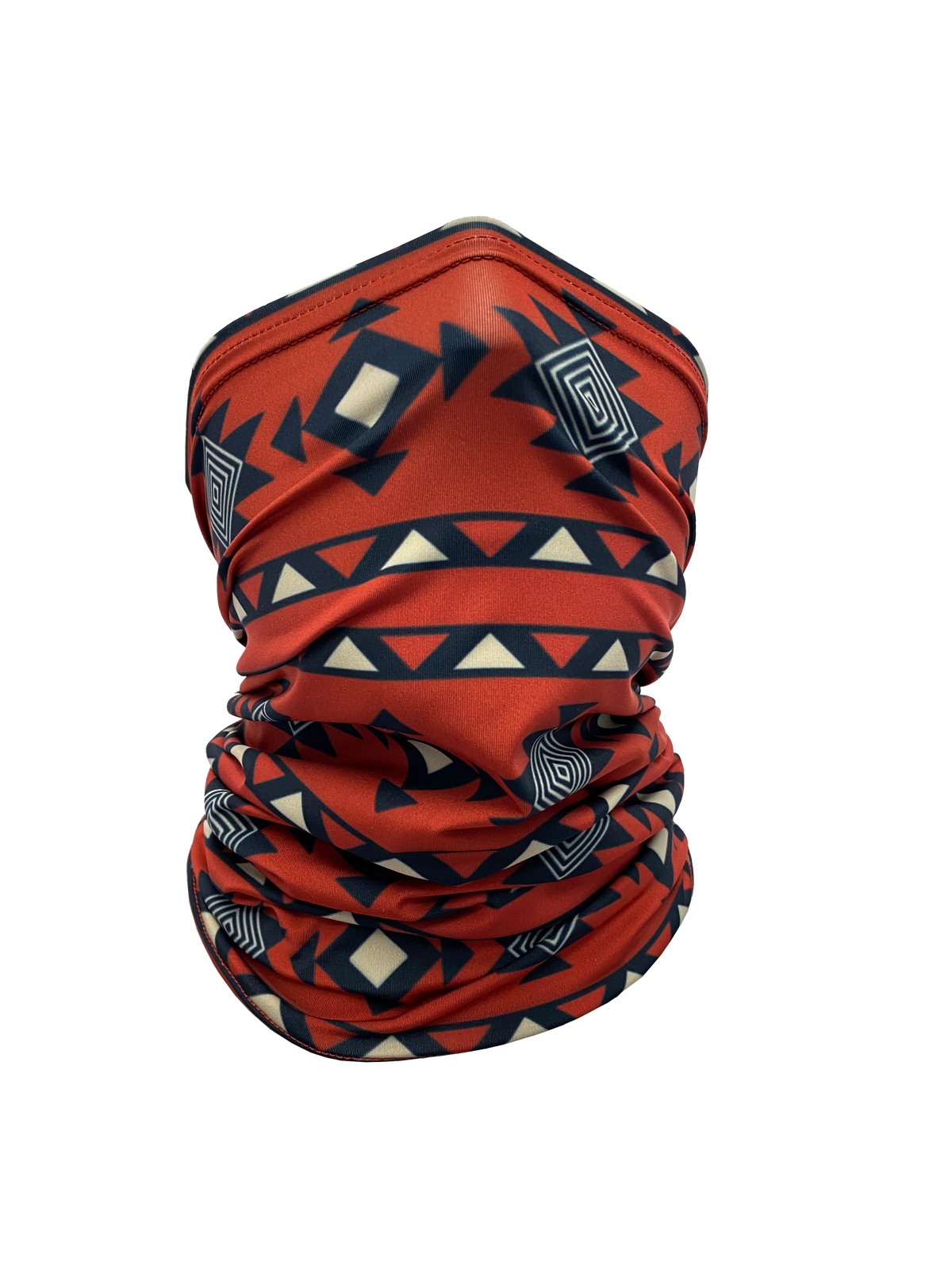 Red Aztec Neck Gaiter *FINAL SALE*