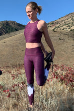 Load image into Gallery viewer, Burgundy Native Crop Top
