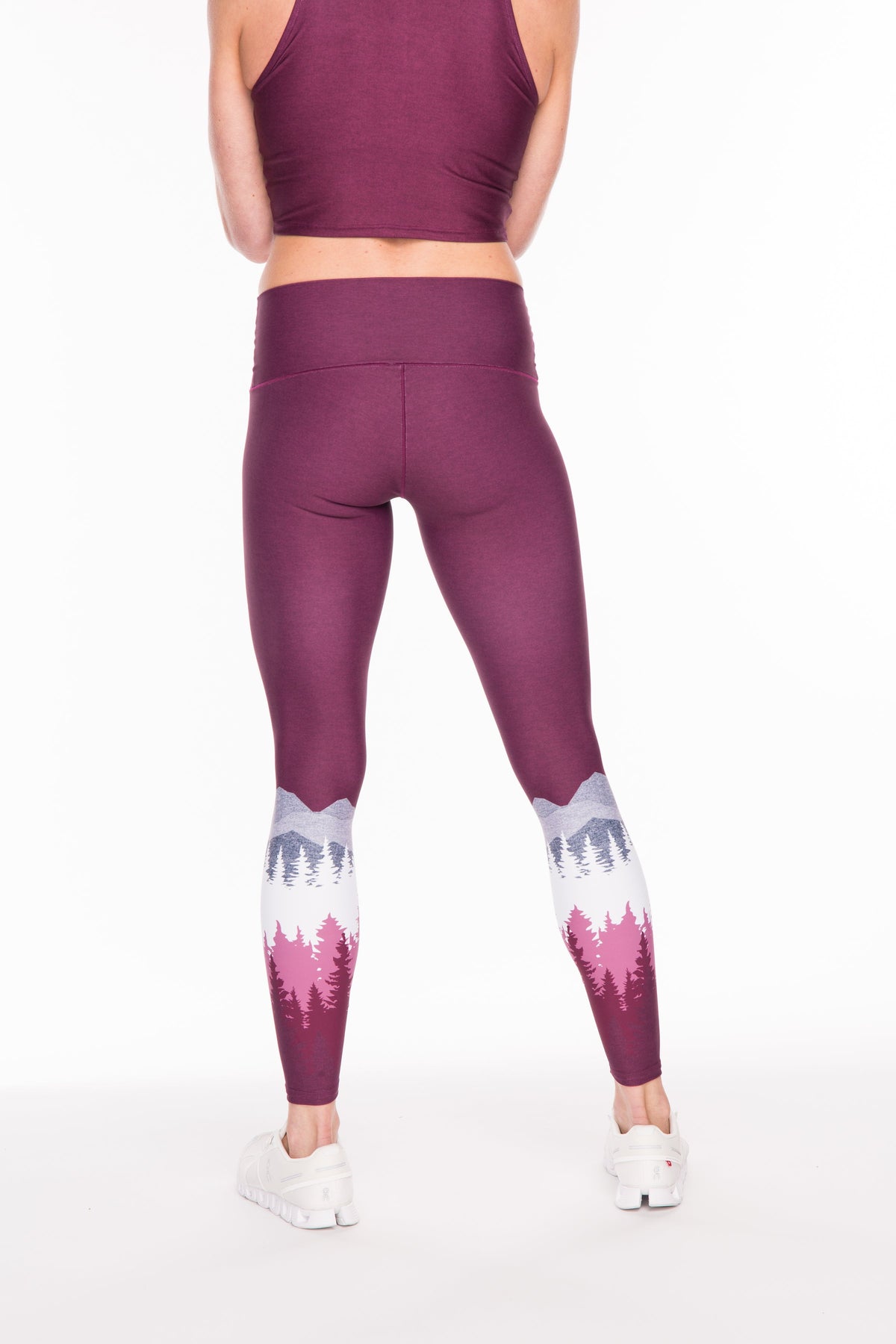 Burgundy Summit Yoga Pants