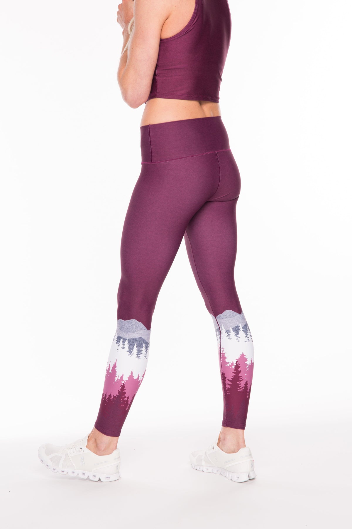Burgundy Summit Yoga Pants