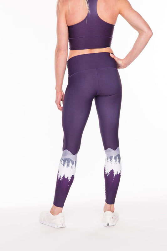Purple Summit Yoga Pants