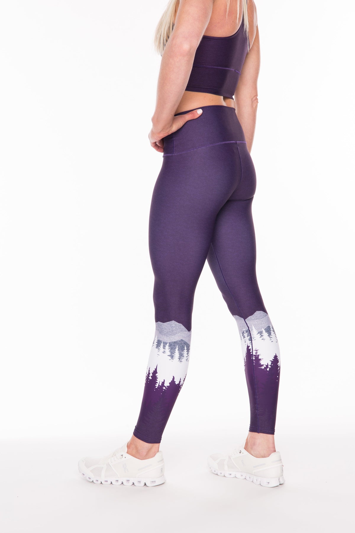 Purple Summit Yoga Pants