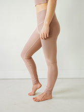 Load image into Gallery viewer, Blush Microstripe Yoga Pants *FINAL SALE*
