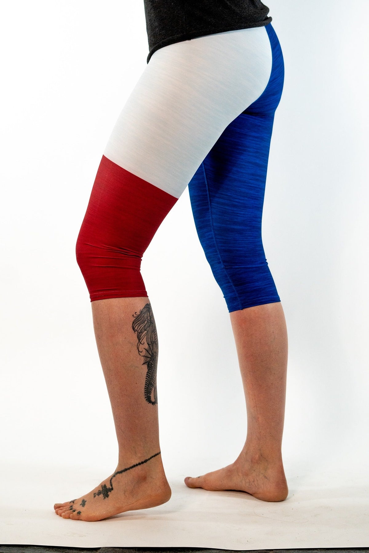 Texas State Pride Flag Capris  *FINAL SALE*