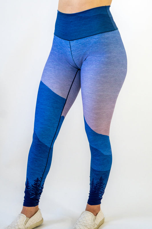 Mountain Sunset Native Yoga Pants