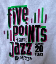 Load image into Gallery viewer, Official 2023 Denver Five Points Jazz Festival T-Shirt

