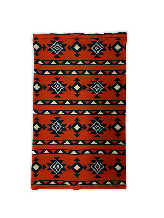 Red Aztec Neck Gaiter *FINAL SALE*