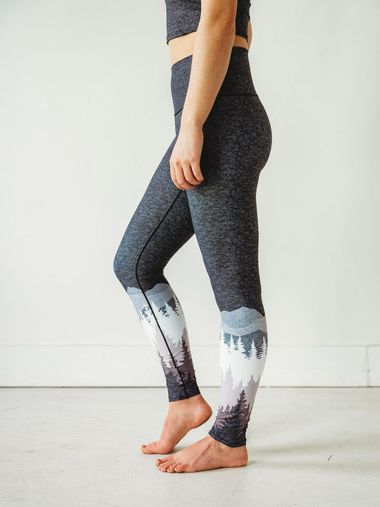 Mauve Summit Yoga Pants