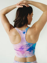 Load image into Gallery viewer, Pink Tie Dye Longline Sports Bra *FINAL SALE*
