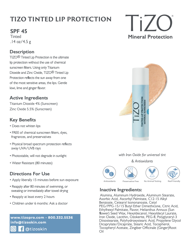 TiZO Lip Protection SPF 45