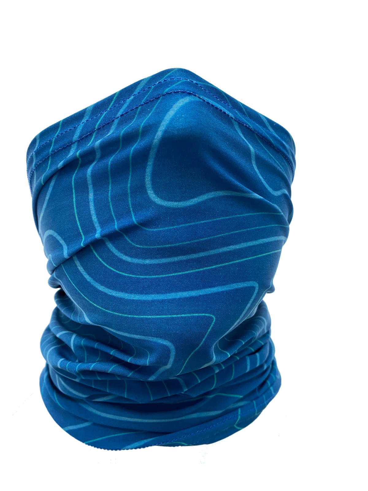 Blue Topo Neck Gaiter *FINAL SALE*
