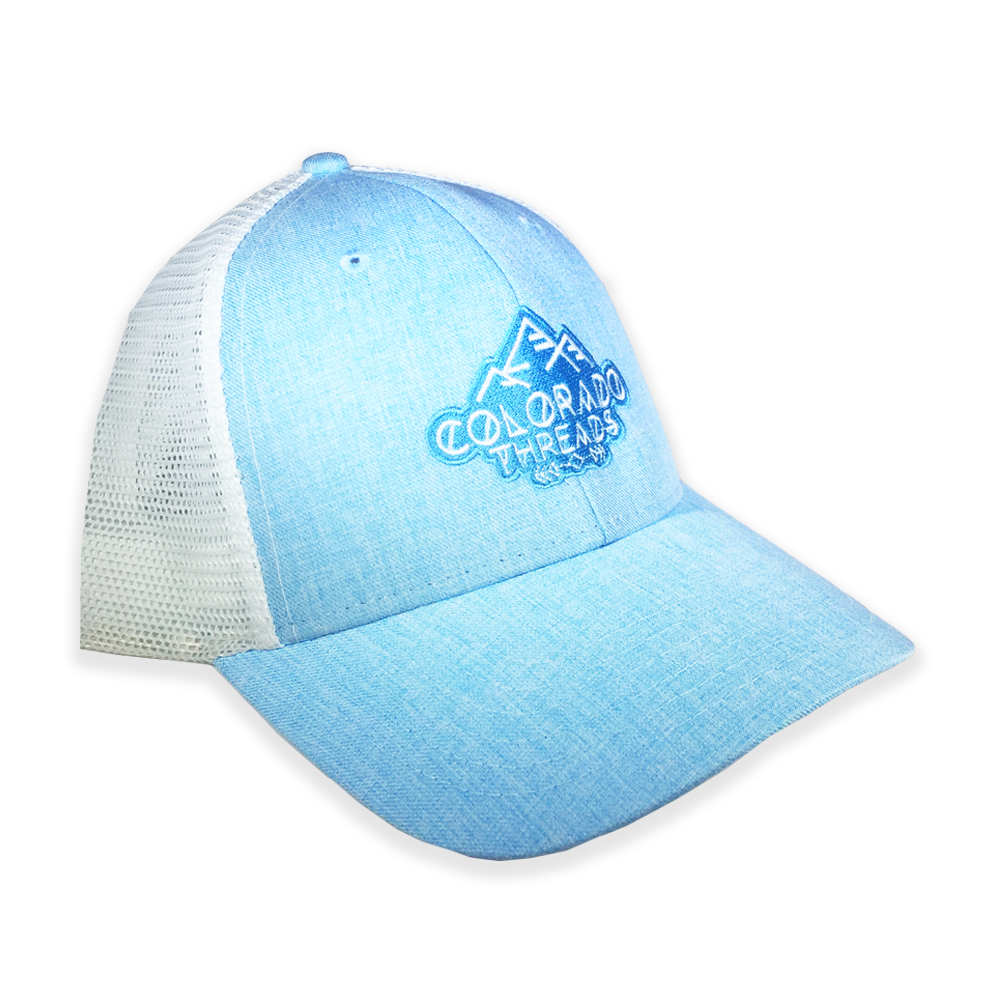 Threads Light Blue Trucker Hat