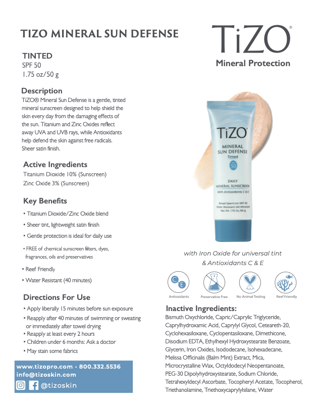 Mineral Sun Defense Tinted SPF 50