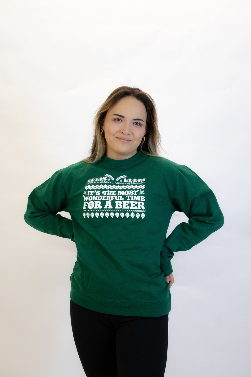 1876 | The Most Wonderful Sweatshirt - Green *FINAL SALE*