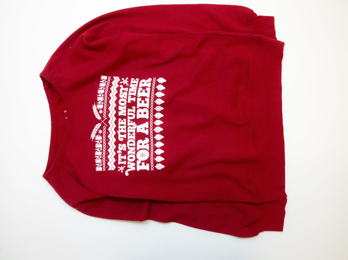 1876 | The Most Wonderful Sweatshirt - Red *FINAL SALE*