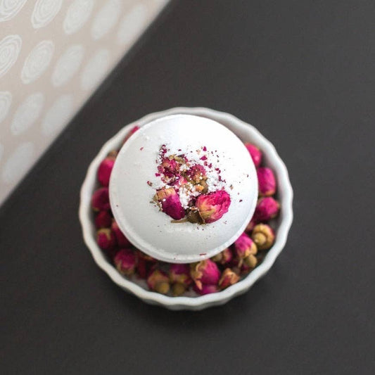 Romance Rose Petals Bath Bomb *VEGAN*