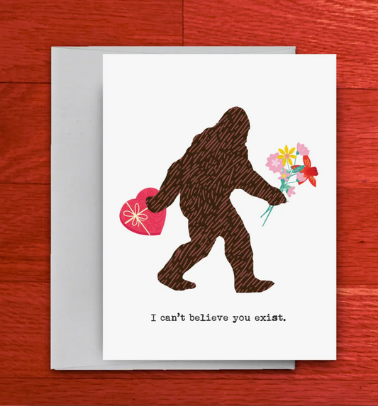 Bigfoot Romance Card