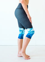 Load image into Gallery viewer, Black Heather Mountain Capris *FINAL SALE*
