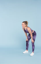 Load image into Gallery viewer, Purple Wave Yoga Pants
