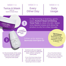 Load image into Gallery viewer, Radiant Reset Exfoliating Toner Pads (30 pads)
