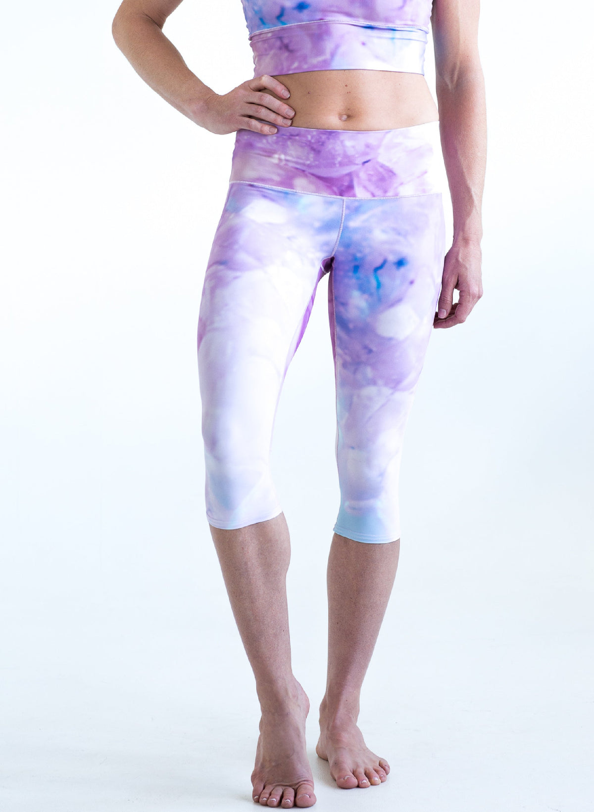 Pink Tie Dye Capris *FINAL SALE*