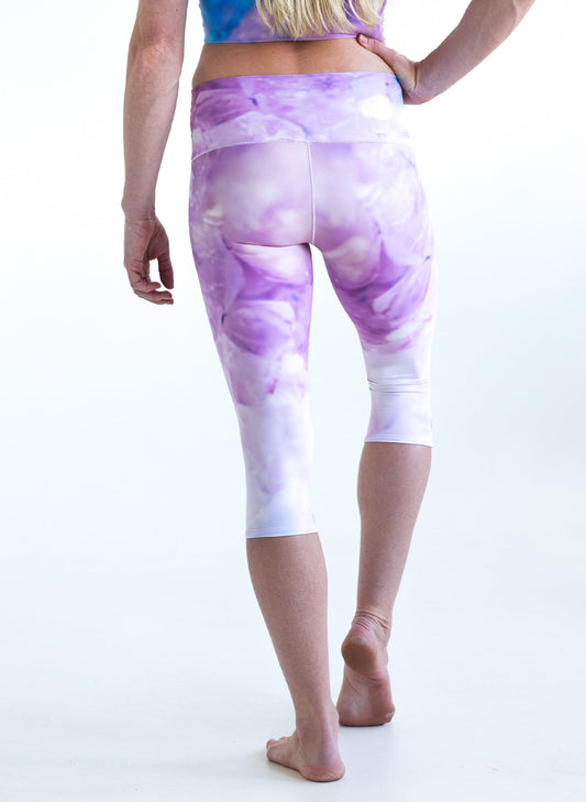 Pink Tie Dye Capris *FINAL SALE*