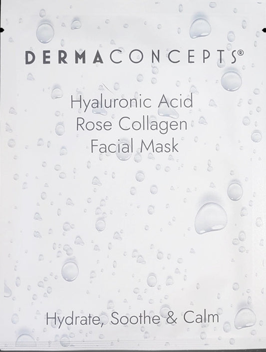 Hyaluronic Acid Rose Collagen Facial Mask