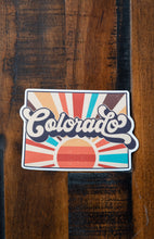 Load image into Gallery viewer, Sunrise Colorful Colorado Sticker
